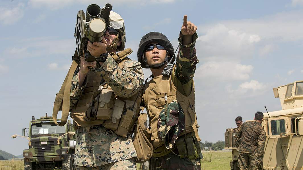 Учения морской пехоты США на Филиппинах 