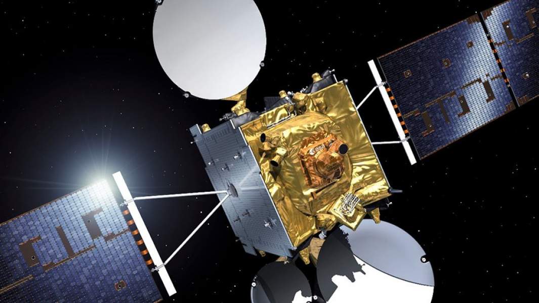 Спутник в космосе