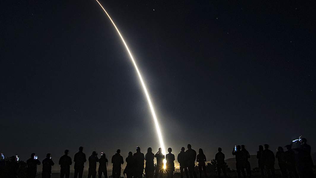 Испытания межконтинентальной баллистической ракеты Minuteman III