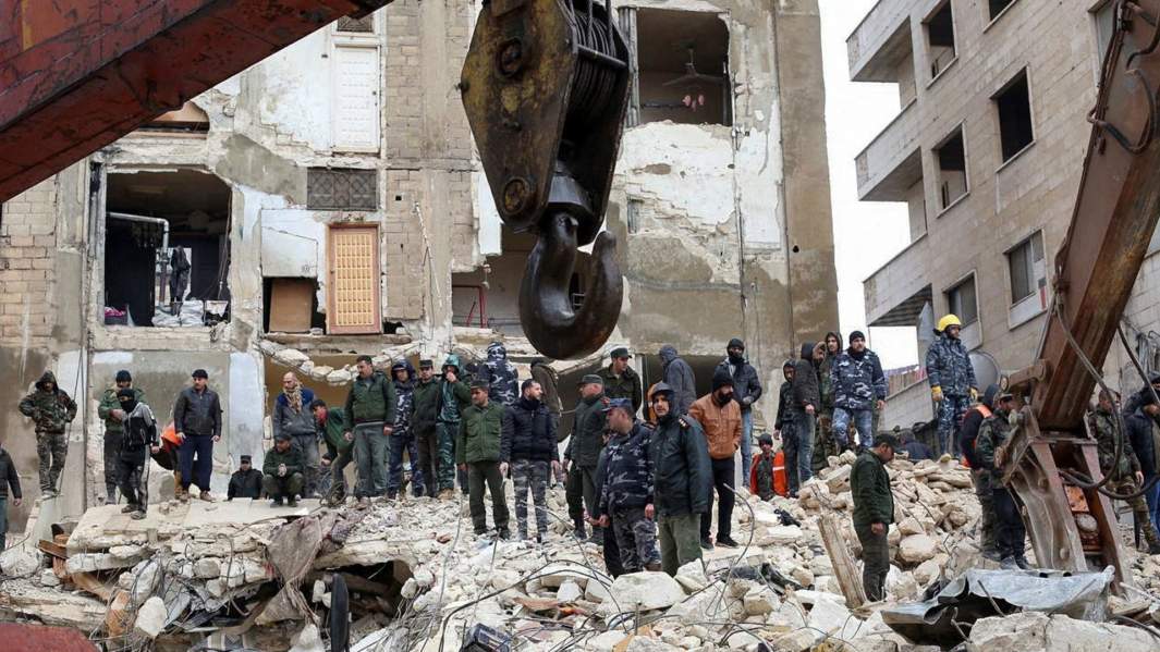 Последствия землетрясения в Хаме