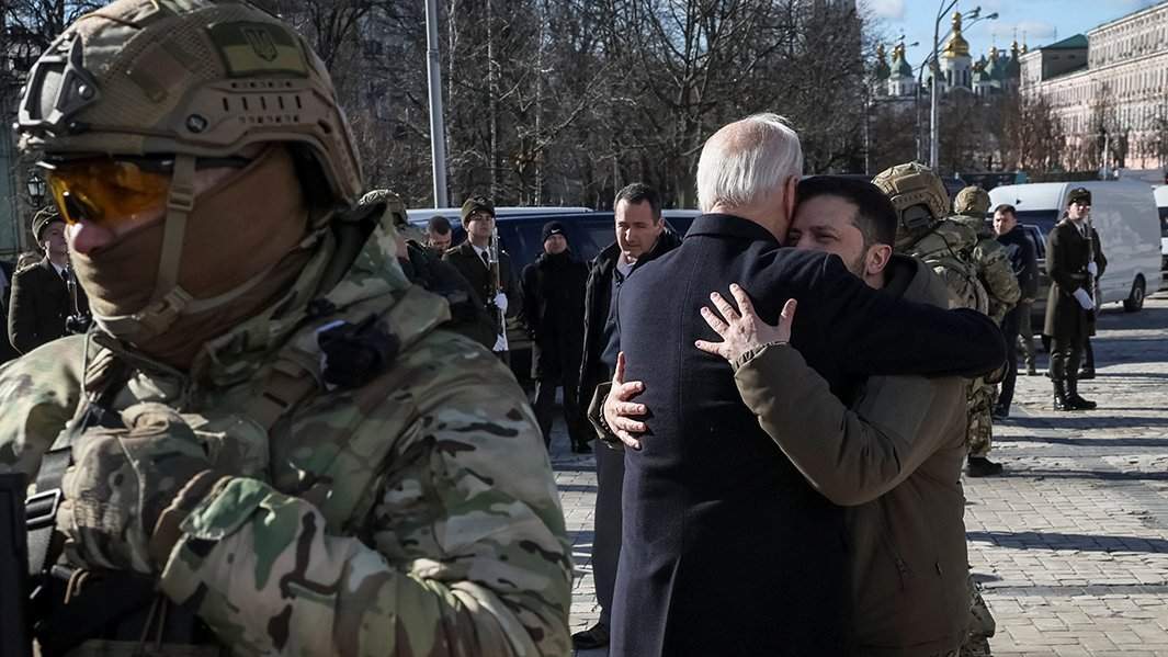 байден зеленский киев