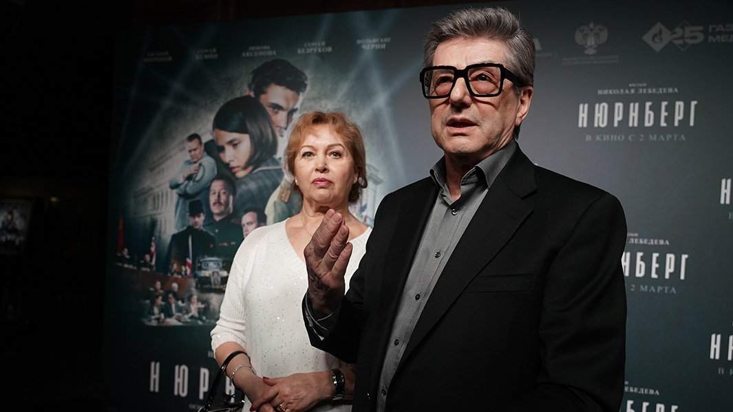 Писатель Александр Звягинцев на премьере фильма «Нюрнберг»