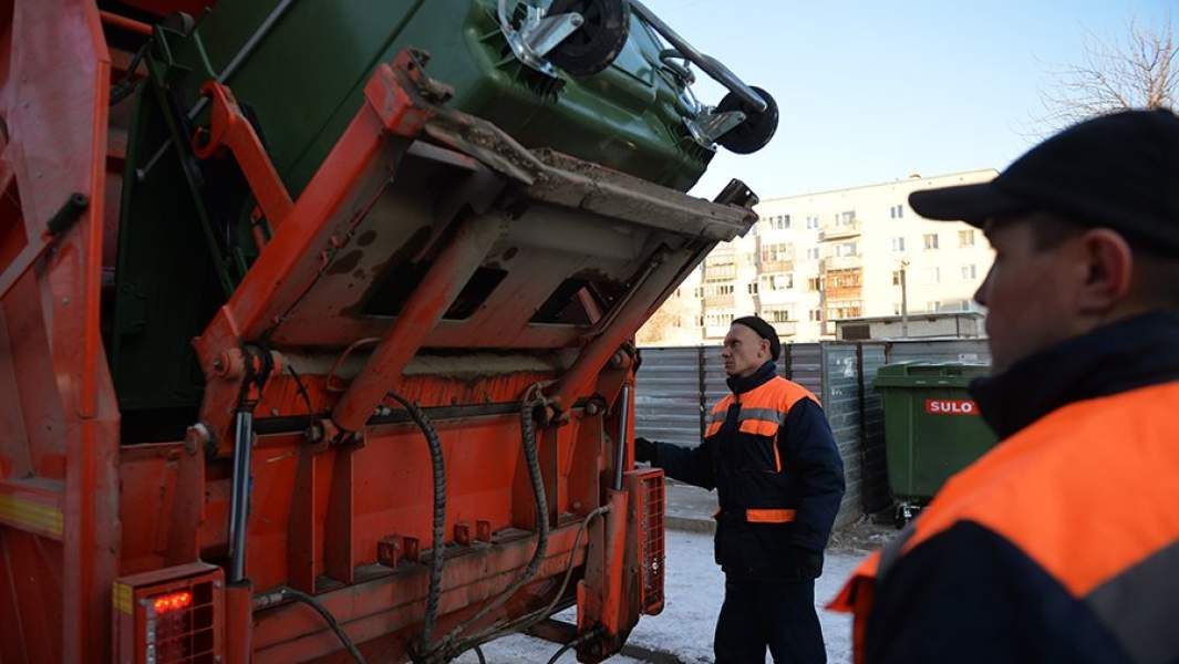 Вывоз отходов с контейнерной площадки на мусоросортировочный комплекс