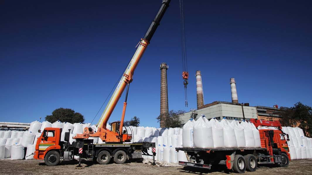 мешки с удобрениями