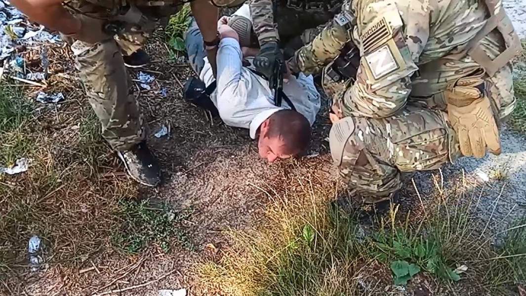 Задержание сотрудниками ФСБ РФ одного из членов ДРГ СБУ на территории Херсонской области