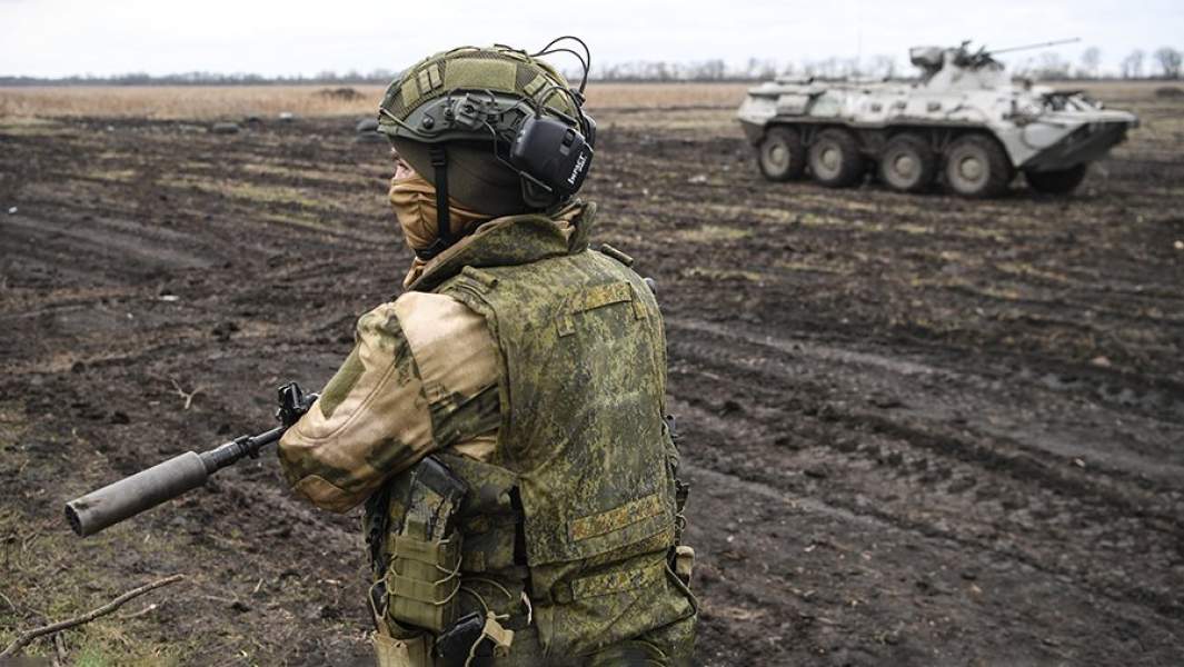 Морской пехотинец Черноморского флота РФ в южном секторе спецоперации