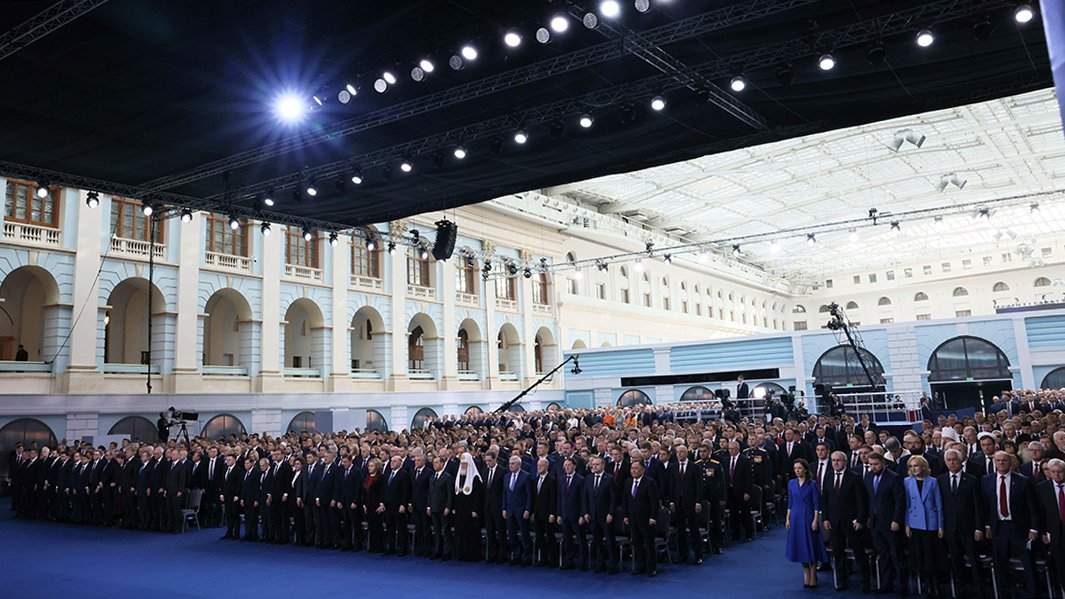 Участники ежегодного послания президента