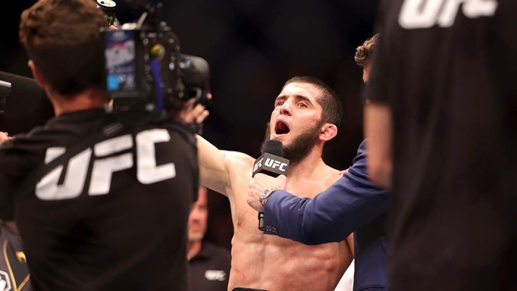 Ислам Махачев после победы