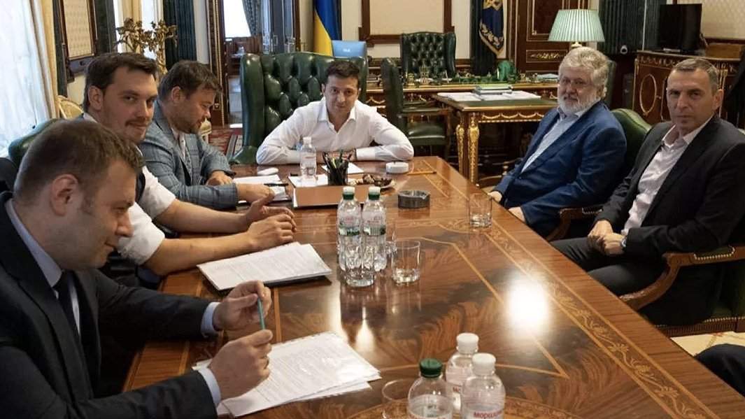 Владимир Зеленский и Игорь Коломойский