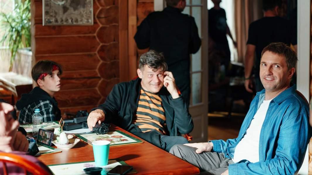 Съемки  фильма  «Моя мама — шпион»