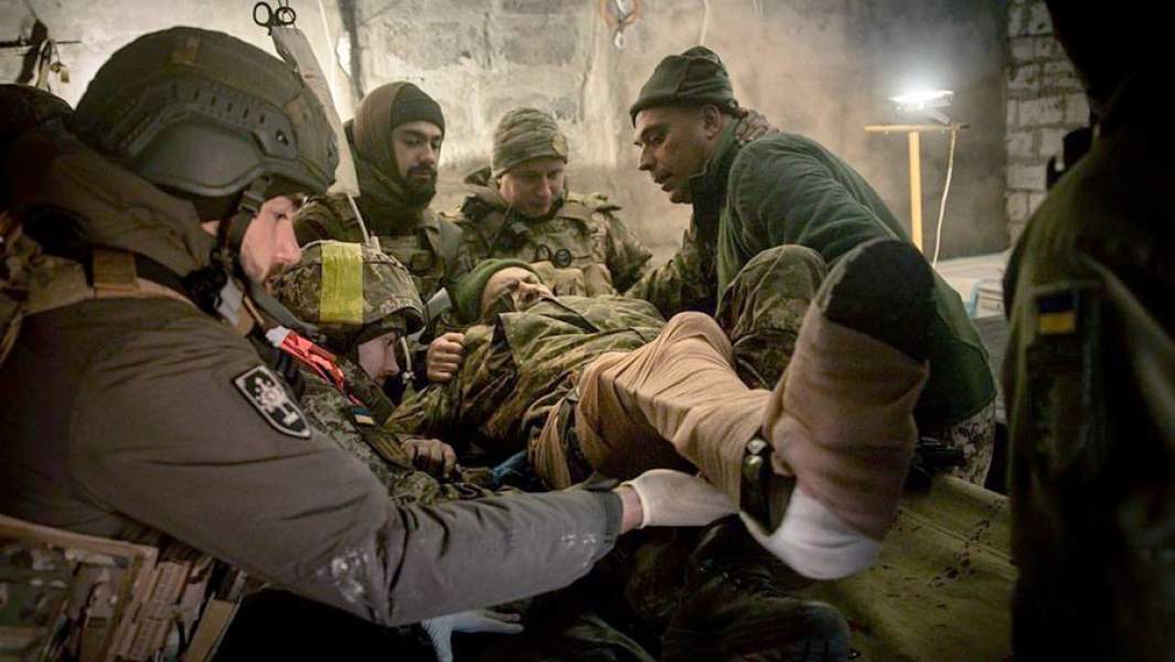Раненые солдаты ВСУ