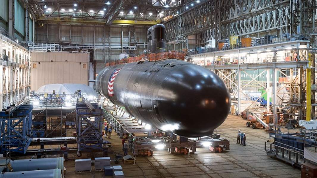 Атомная субмарина класса «Вирджиния» на верфях корпорации General Dynamics