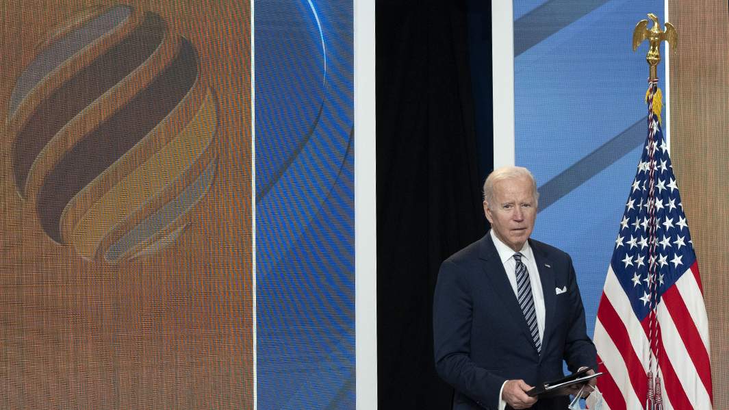 Джо Байден на заседании «Саммита за демократию»