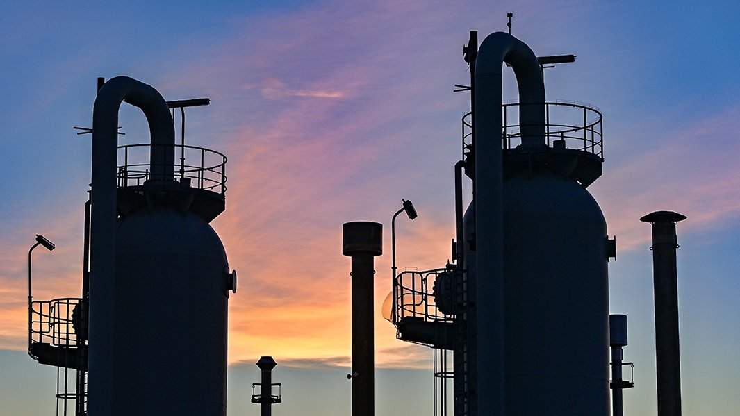 газохранилище в Европе