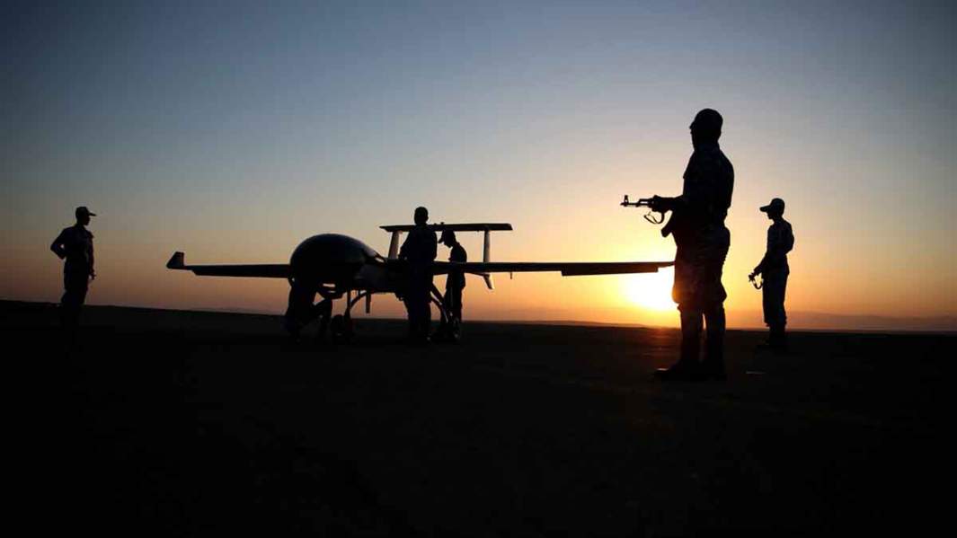 БПЛА, закат, военные