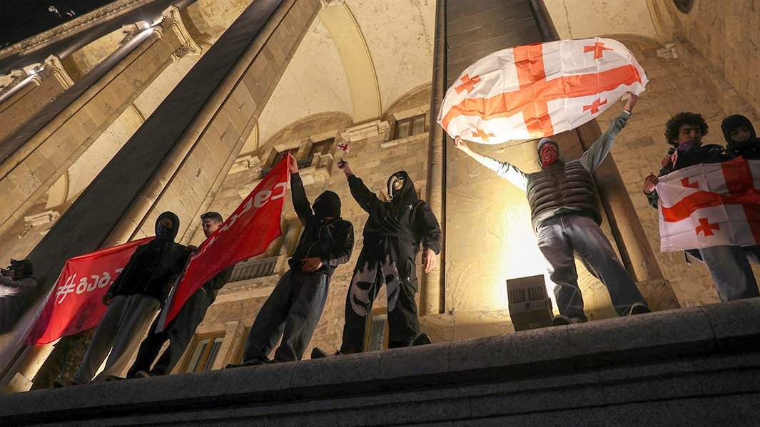 протест грузия тбилиси
