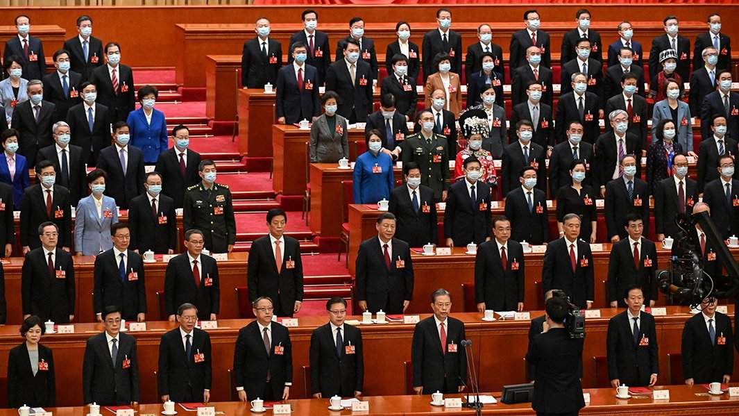 Заключительное заседание Всекитайского собрания народных представителей в Большом зале народных собраний в Пекине