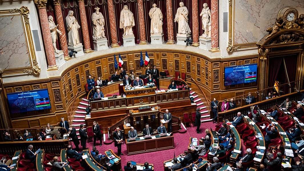 голосование во французском сенате