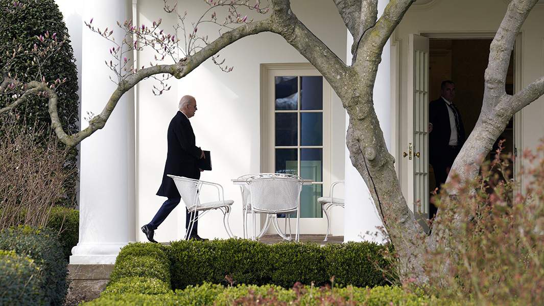 Президент США Джо Байден, Белый дом, Вашингтон