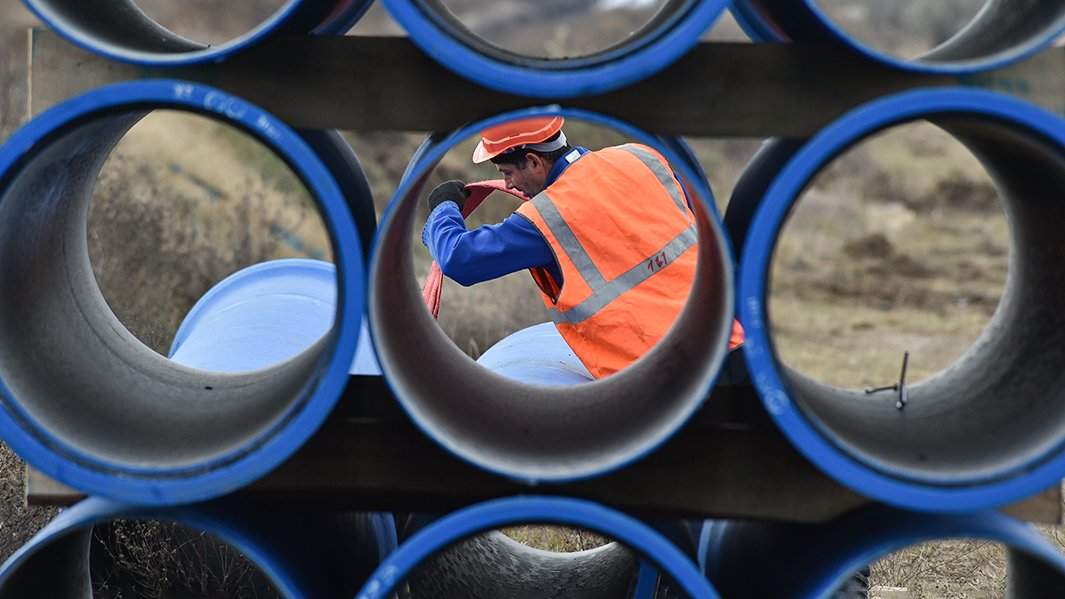 строительство трубопровода