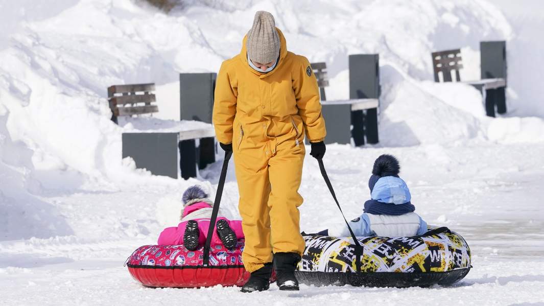 мать с детьми