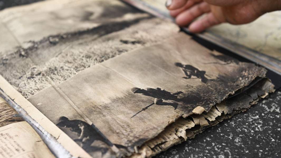 Японская газета времен Второй мировой войны