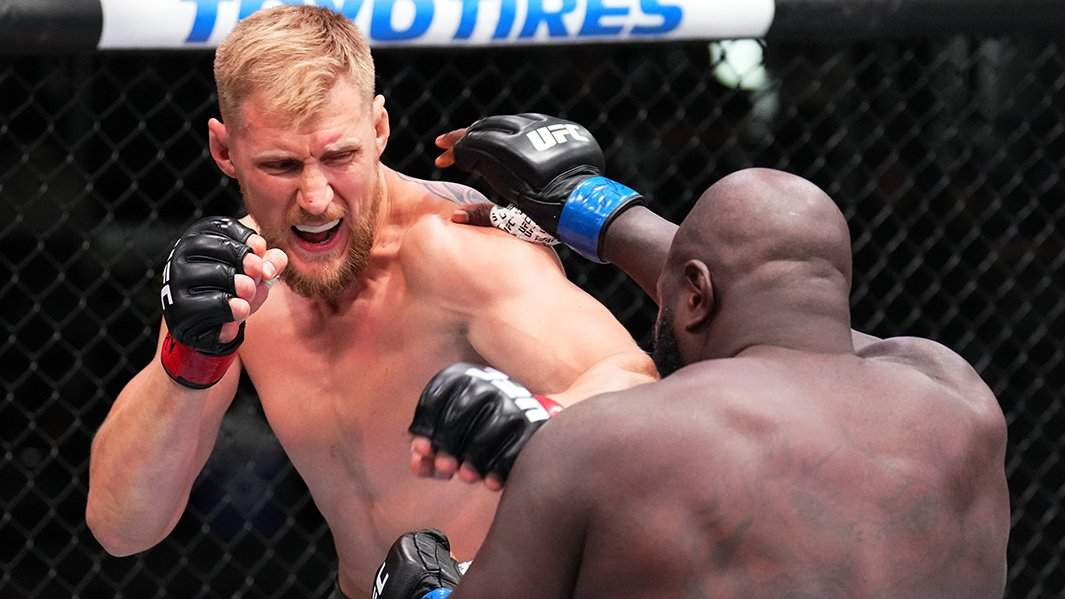 Александр Волков в бою против Жаирзиньо Розенструйка