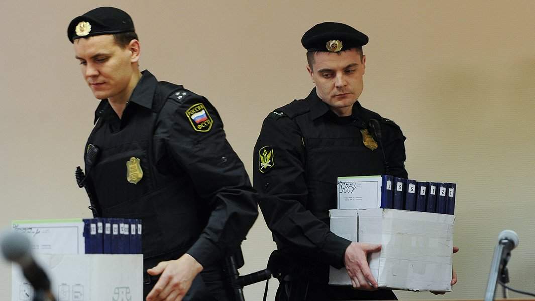 коробки с процессуальной документацией