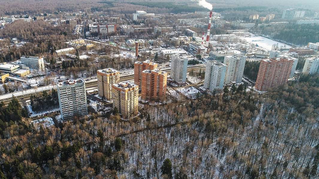 окраина новостройки