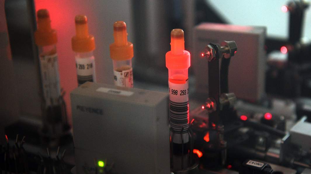 пробирки лазер