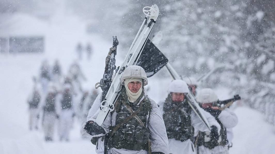 Учения на полигоне 80-й отдельной мотострелковой бригады