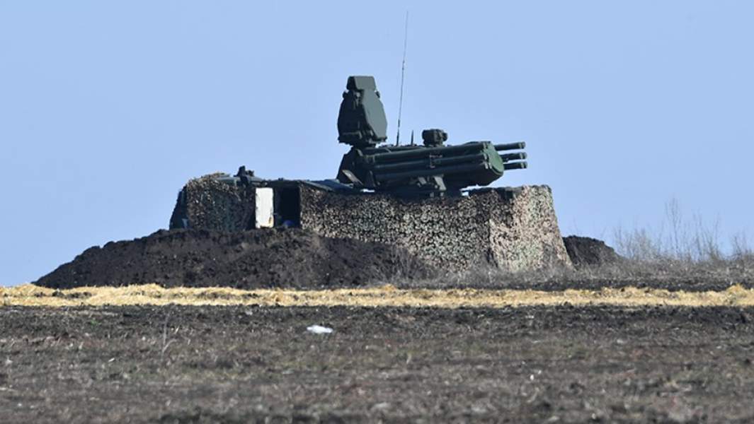 Зенитный ракетно-пушечный комплекс «Панцирь-С1» в зоне проведения специальной военной операции