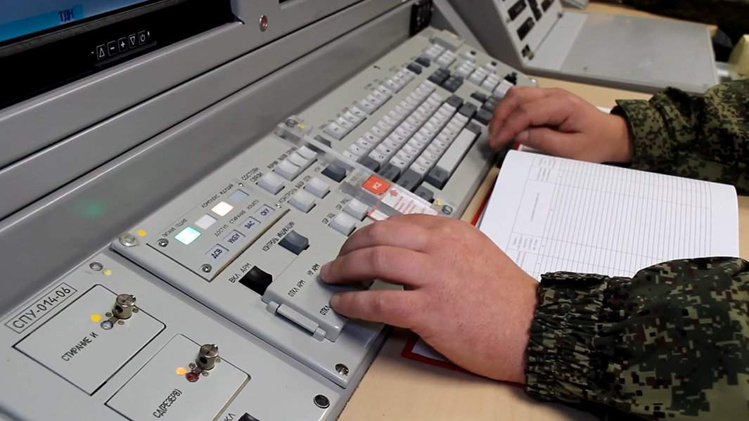 Работа расчета ракетных войск