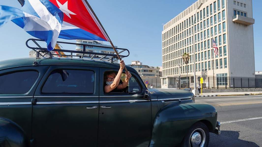 Здание посольства США в Гаване