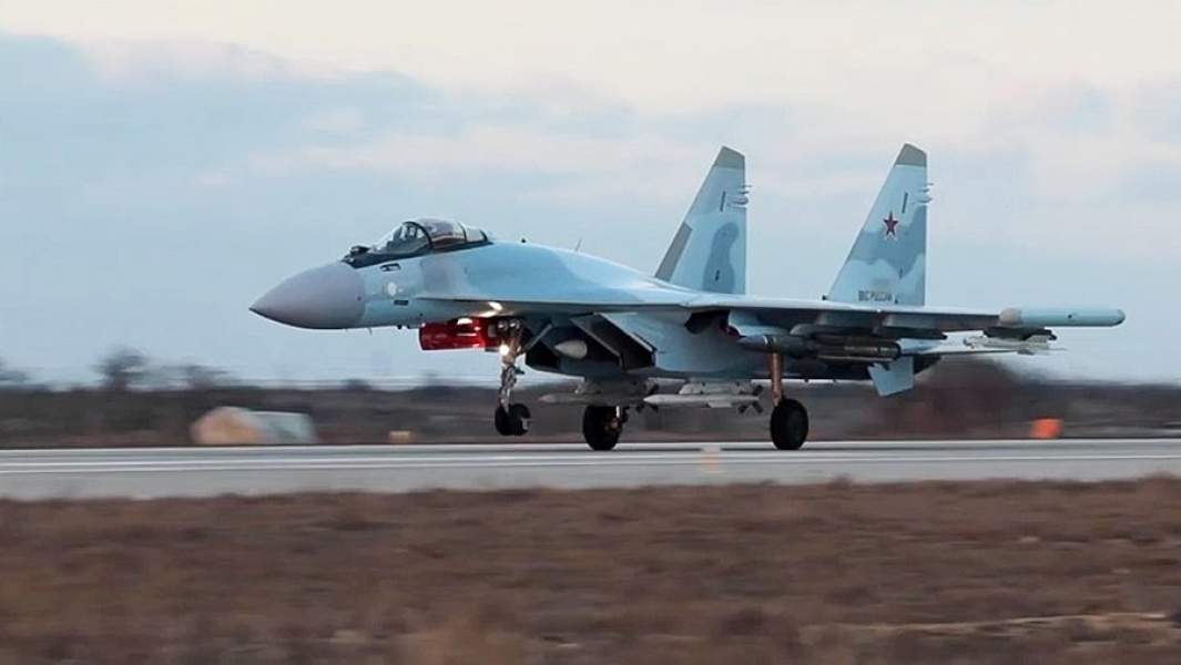 Истребитель Су-35С в зоне специальной военной операции