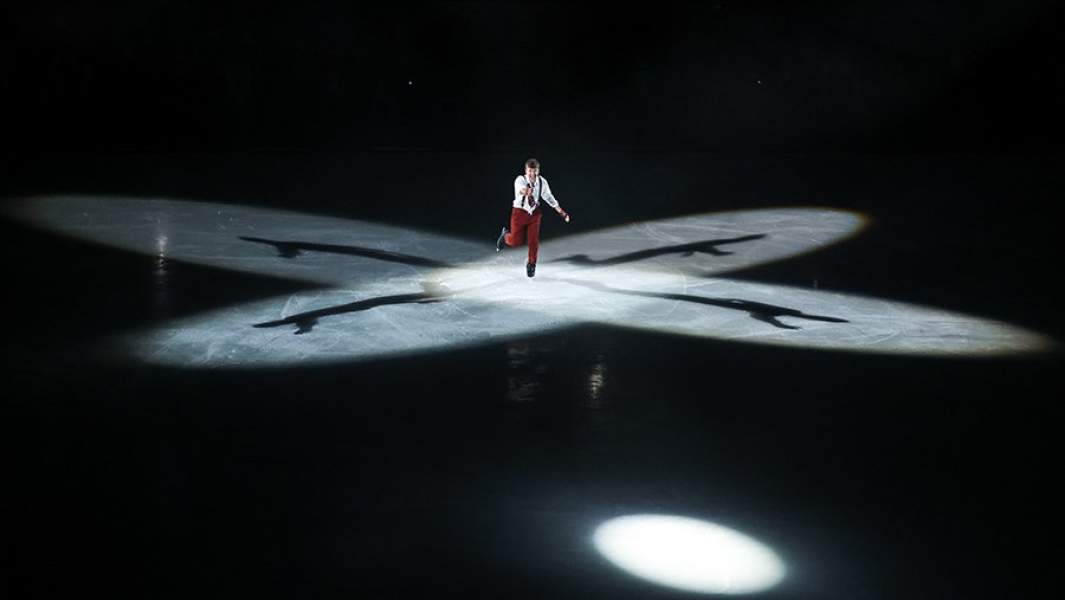 Алексей Ягудин во время выступления на турнире «Русский вызов»