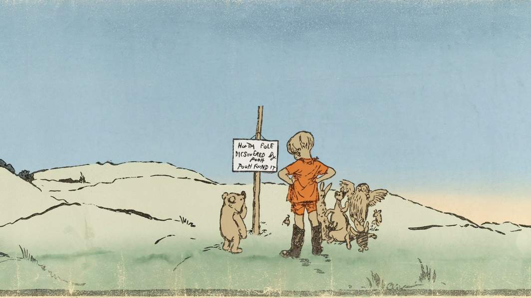 Глава о Винни-Пухе. Кристофер Робин возглавляет экспедицию