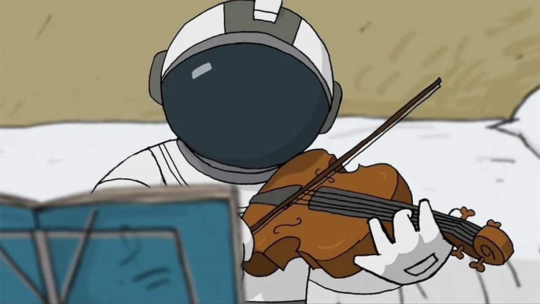 Кадр из фильма «Он не может жить без космоса»