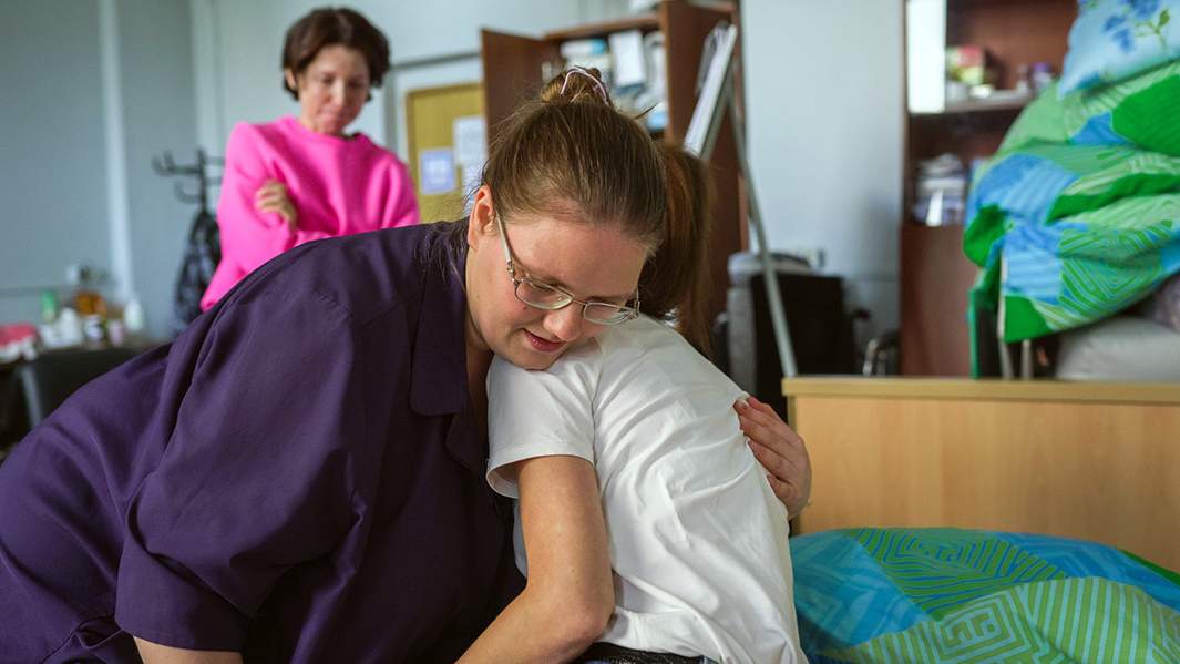 помощь больной БАС