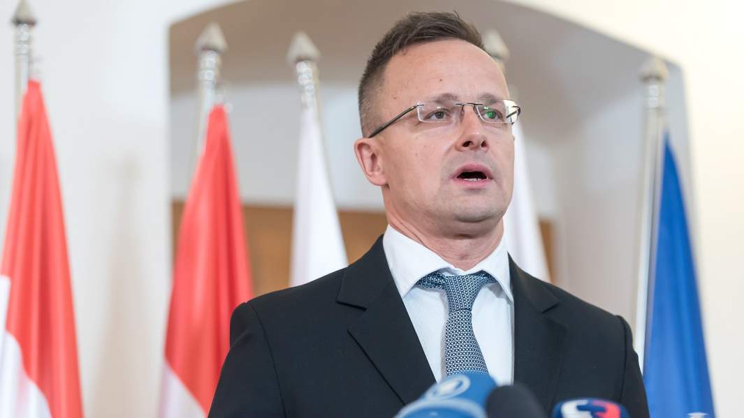 Министр иностранных дел Венгрии Петер Сийярто