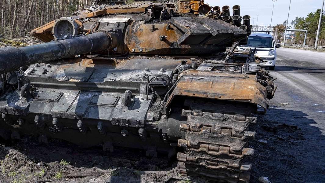 подбитый танк