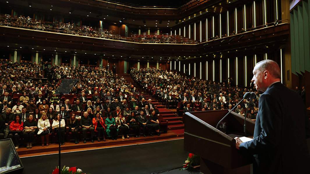 Эрдоган на съезде партии