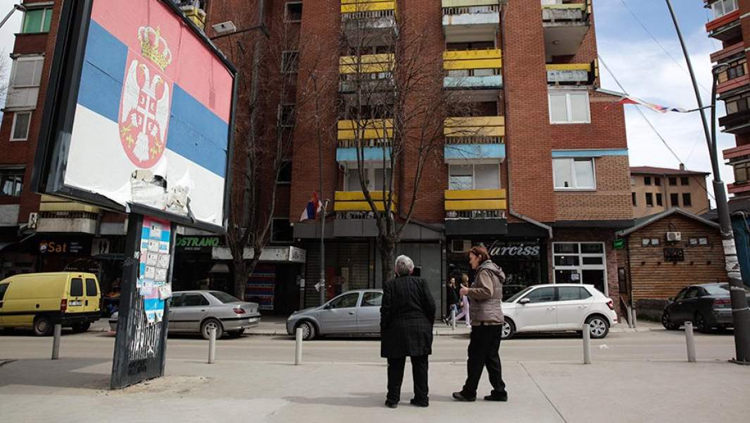 Одна из улиц северной части Митровицы