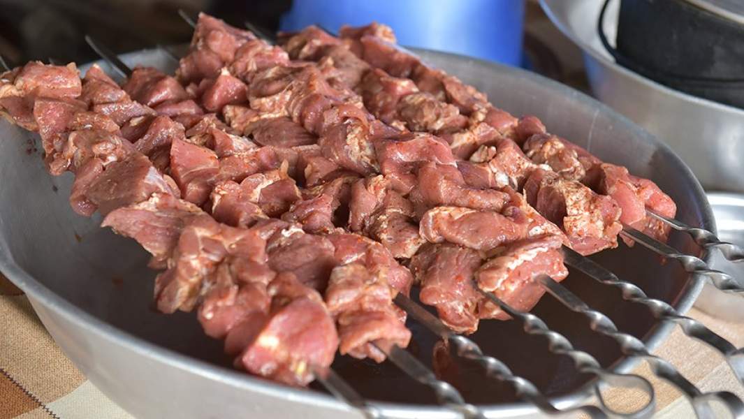 Приготовление шашлыка