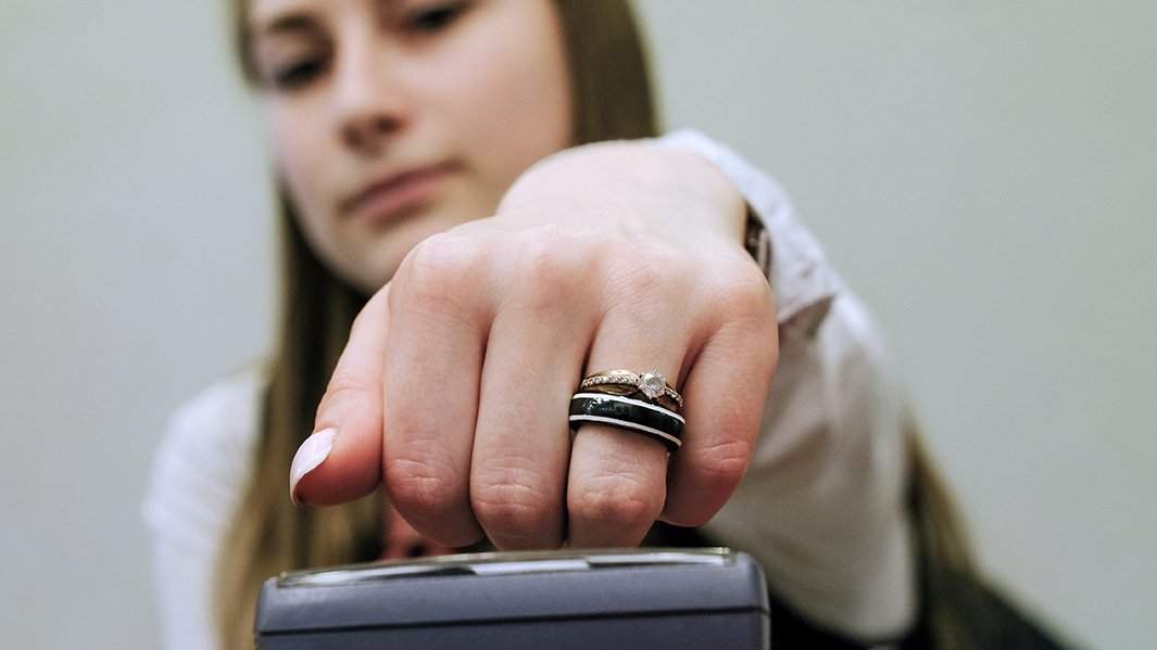 оплата специальным кольцом