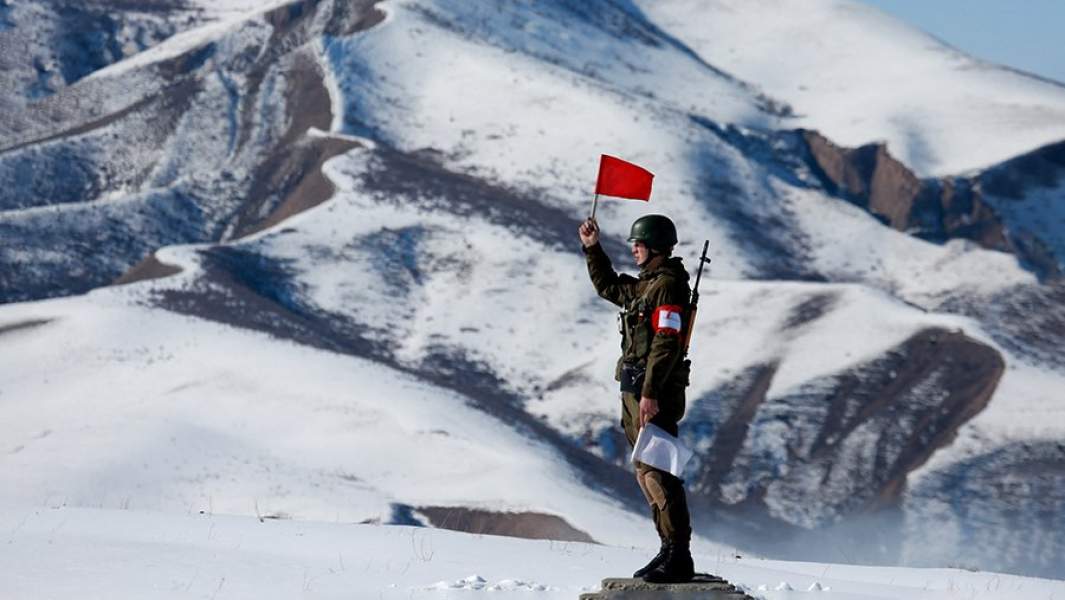 Военные учения в Киргизии