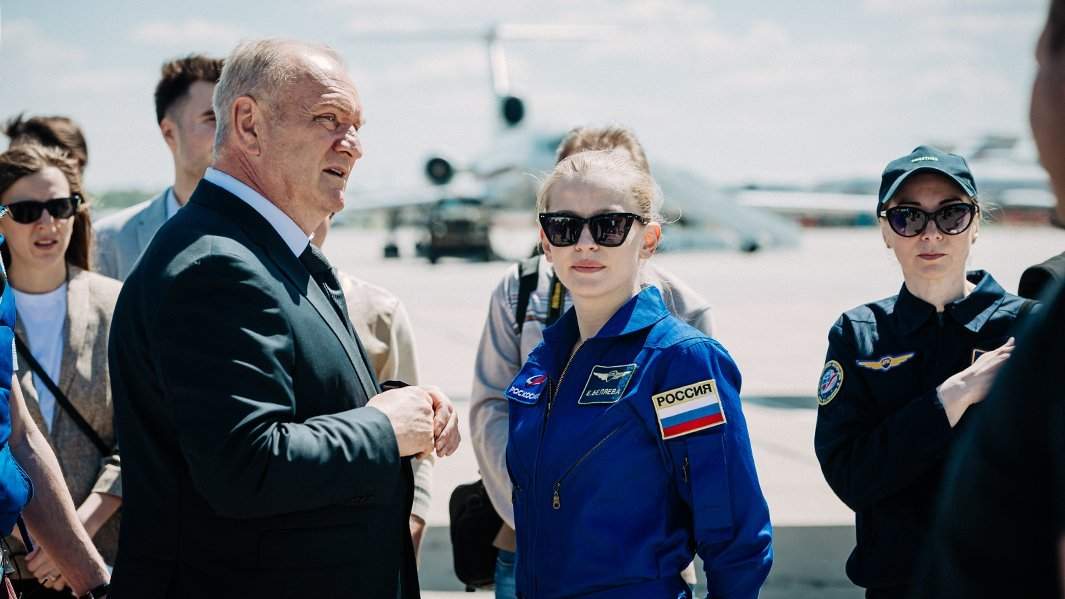 Юлия Пересильд на съемках фильма «Вызов»