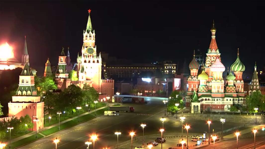 момент попадания дрона