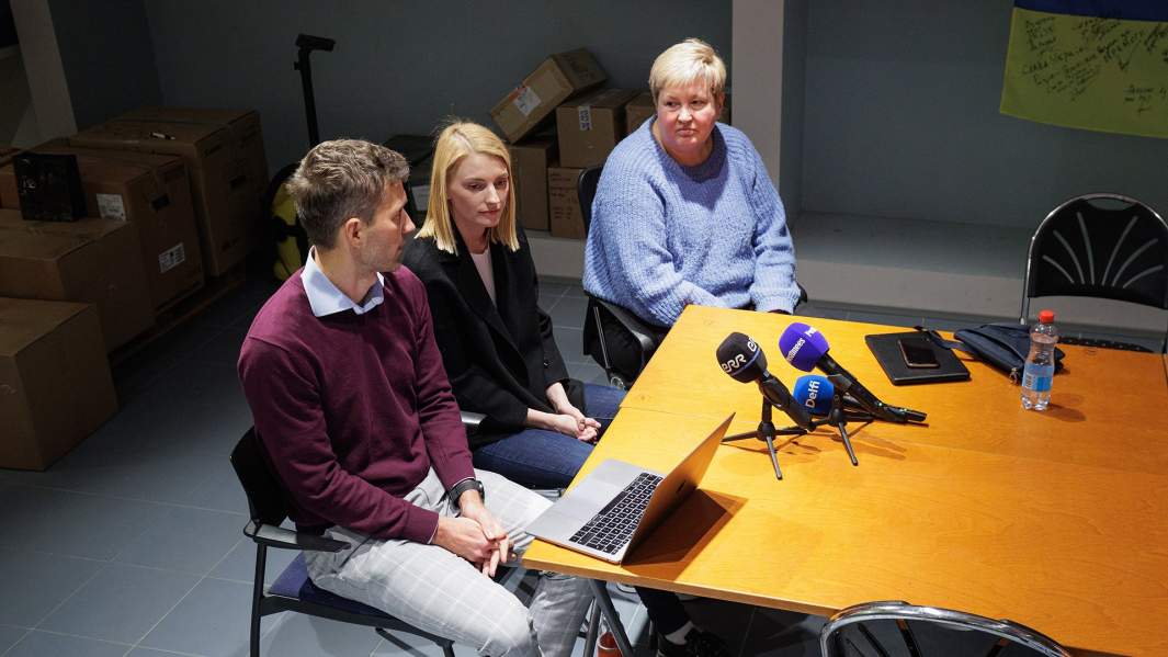 НКО Slava Ukraini, Йоханна-Мария Лехтме - в центре