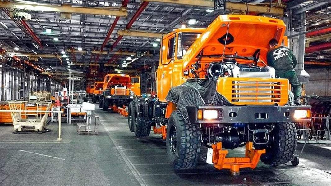 Цех Кременчугского автомобильного завода